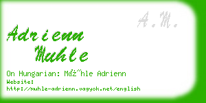 adrienn muhle business card